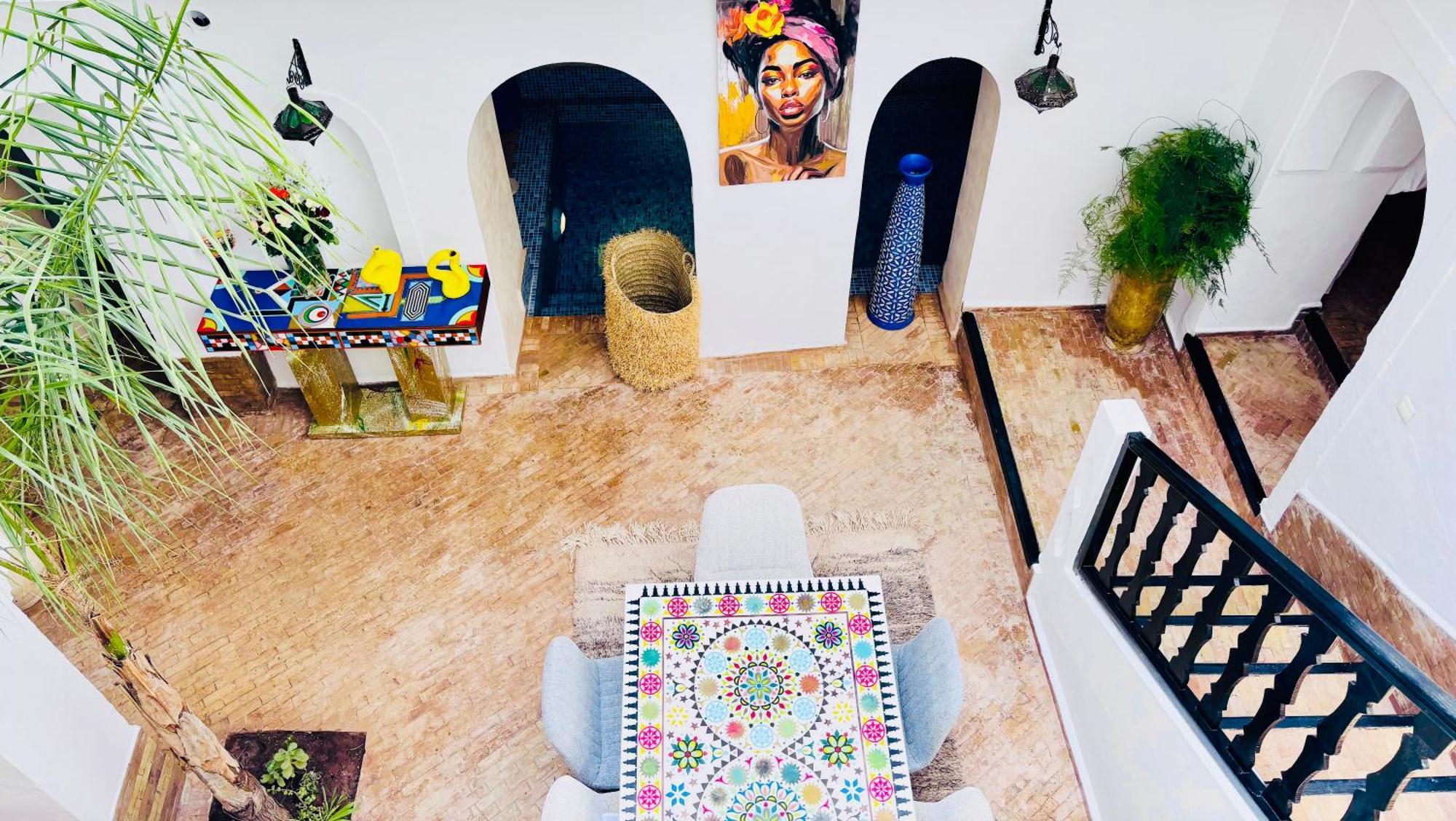 Riad Darna 4 Chambres Avec Piscine Et Petit Dejeuner Μαρακές Εξωτερικό φωτογραφία