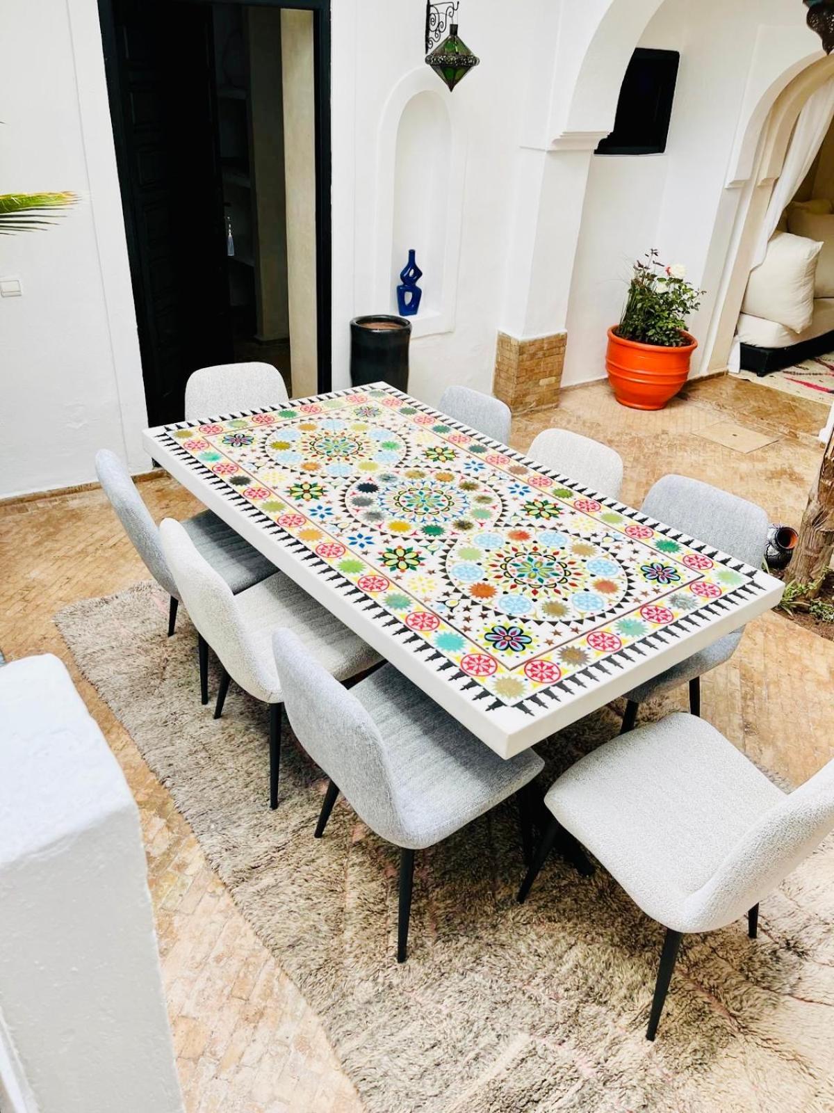 Riad Darna 4 Chambres Avec Piscine Et Petit Dejeuner Μαρακές Εξωτερικό φωτογραφία