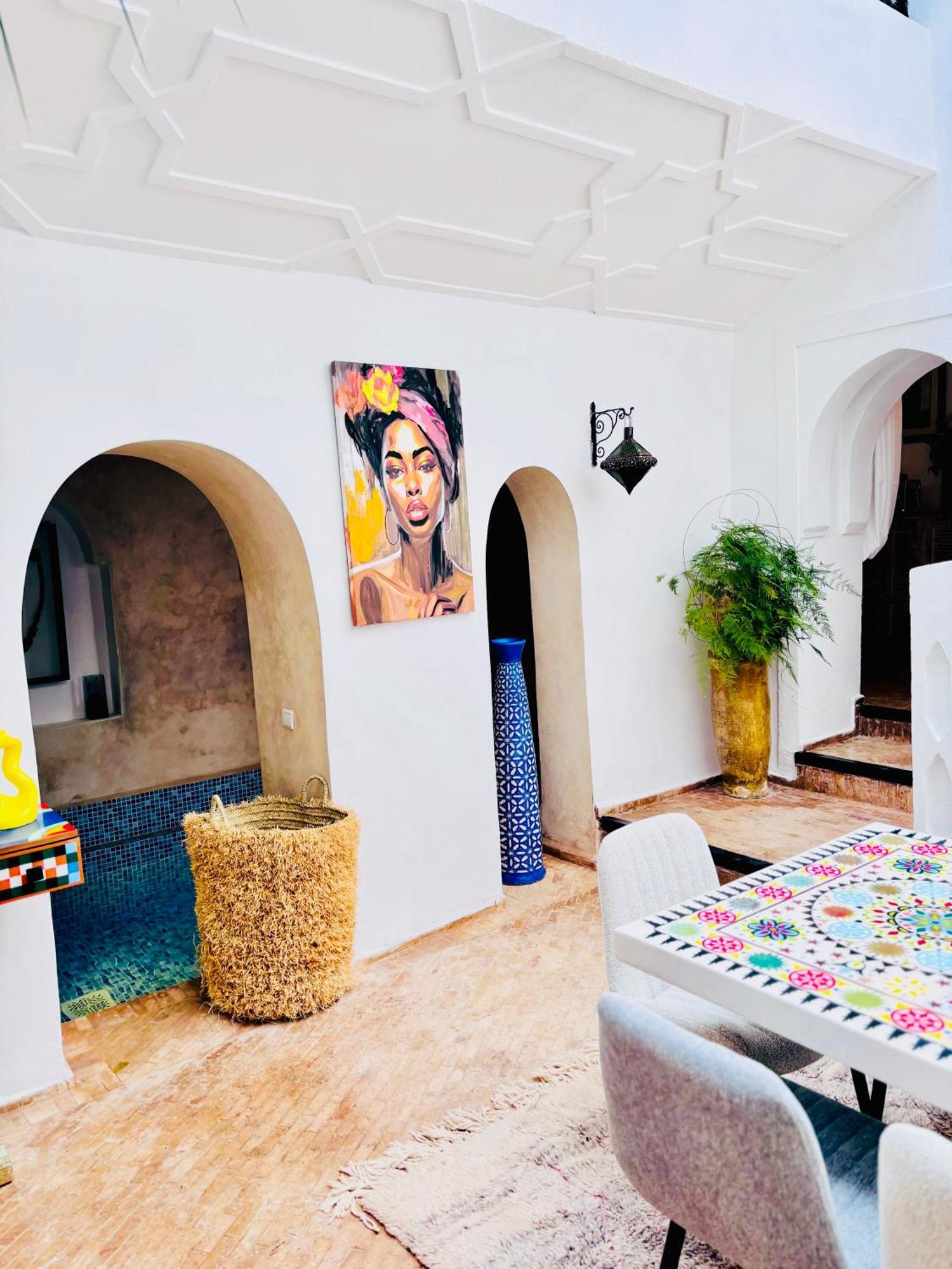 Riad Darna 4 Chambres Avec Piscine Et Petit Dejeuner Μαρακές Εξωτερικό φωτογραφία