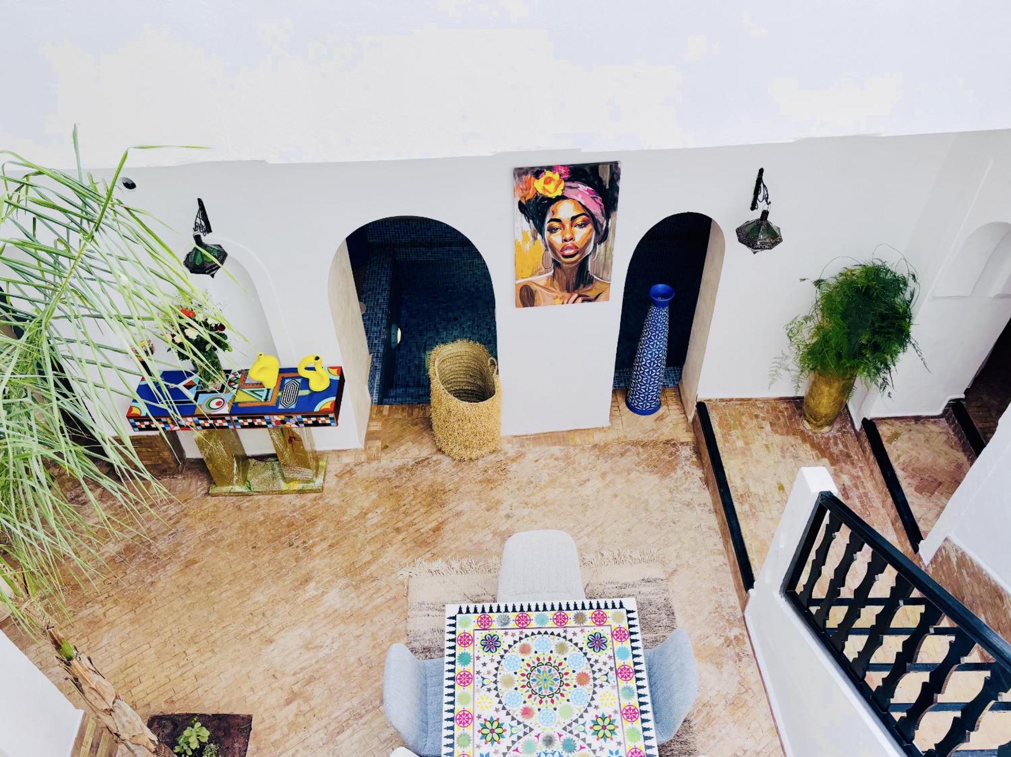 Riad Darna 4 Chambres Avec Piscine Et Petit Dejeuner Μαρακές Εξωτερικό φωτογραφία